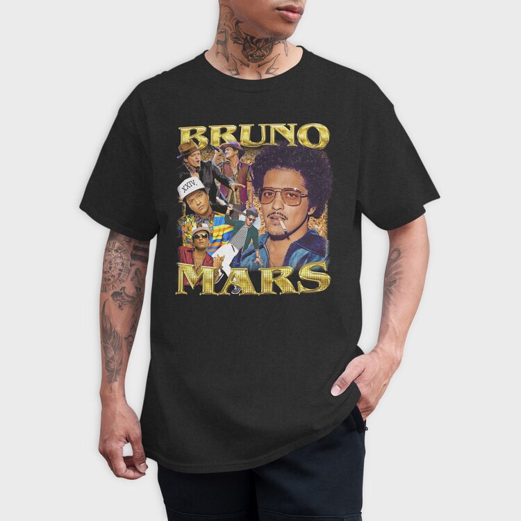 Bruno Mars, Tricou Barbati (Unisex)