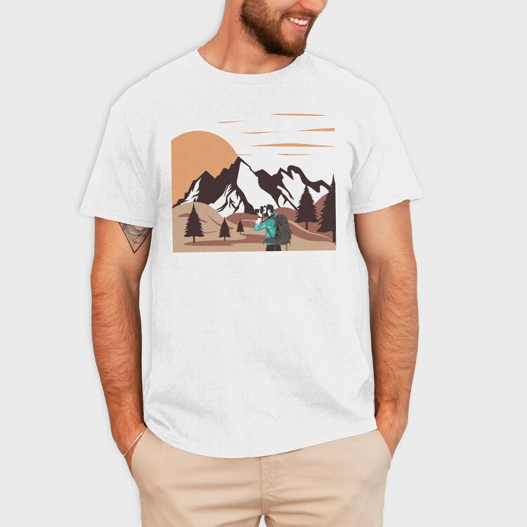 Mountain Explorer, Tricou Barbati (Unisex)