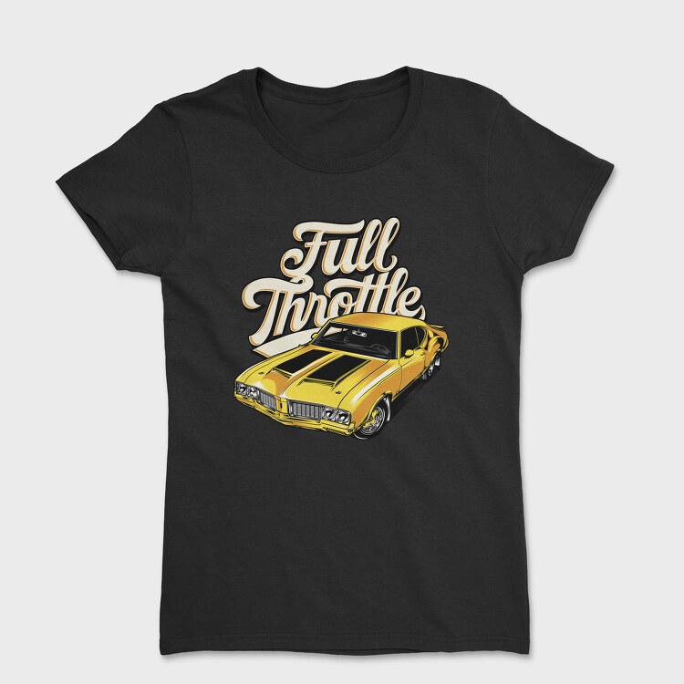 Full Throttle Old Card, Tricou Femei