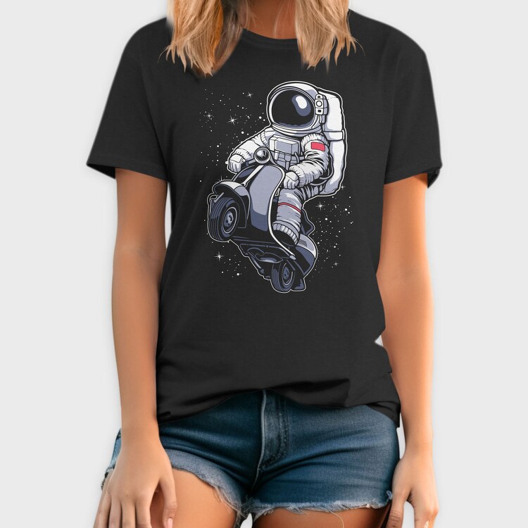 Astronaut Scooter Rider, Tricou Barbati (Unisex)