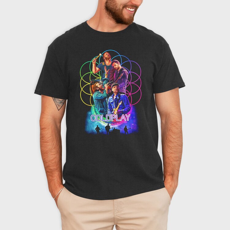 Coldplay, Tricou Barbati (Unisex)