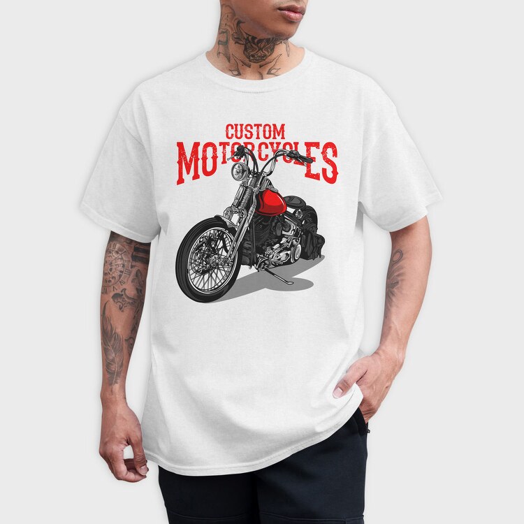 Custom Chopper Ride, Tricou Barbati (Unisex)