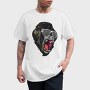 Neon Gorilla Howl, Tricou Barbati (Unisex)