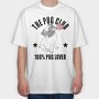 Pug Flower Club, Tricou Oversize Barbati (Unisex)