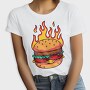 Flaming Burger Feast, Tricou Femei