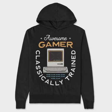 Awesome Gamer, Hanorac Oversize Barbati (Unisex)