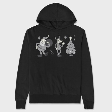 Hanorac Barbati (Unisex), Christmas Cartoons Retro