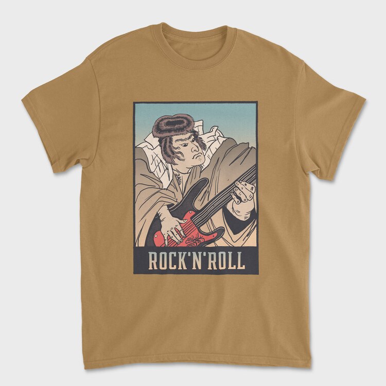 Rockand Roll Ukiyo, Tricou Barbati (Unisex)