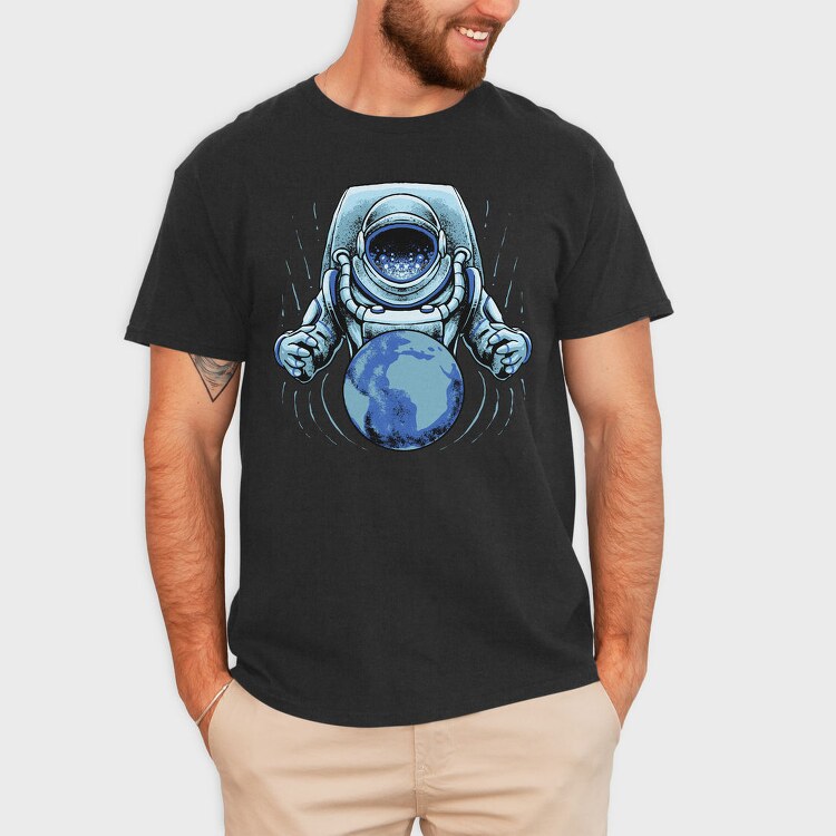 Space Explorer Earth, Tricou Barbati (Unisex)