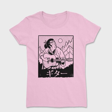 Tricou Femei, Samurai PlayGuitar