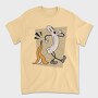Naked Banana Retro, Tricou Barbati (Unisex)