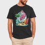 Flamingo Surf Paradise, Tricou Barbati (Unisex)