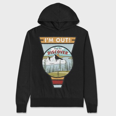 I Am Out, Hanorac Oversize Barbati (Unisex)