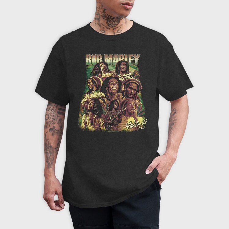 Bob Marley 4, Tricou Barbati (Unisex)