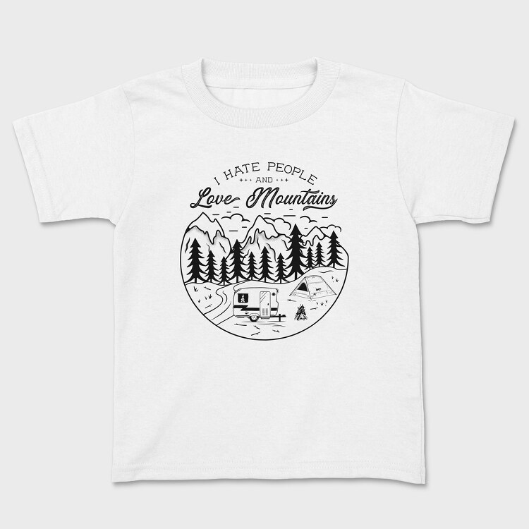 I Hate People and Love Mountains, Tricou Copii