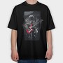 Space Rock Guitarist, Tricou Oversize Barbati (Unisex)