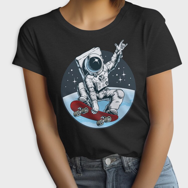 Space Skate Astronaut, Tricou Femei