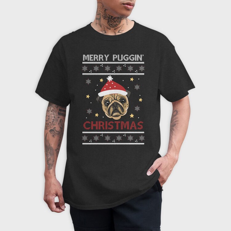 Pugmas, Tricou Barbati (Unisex)