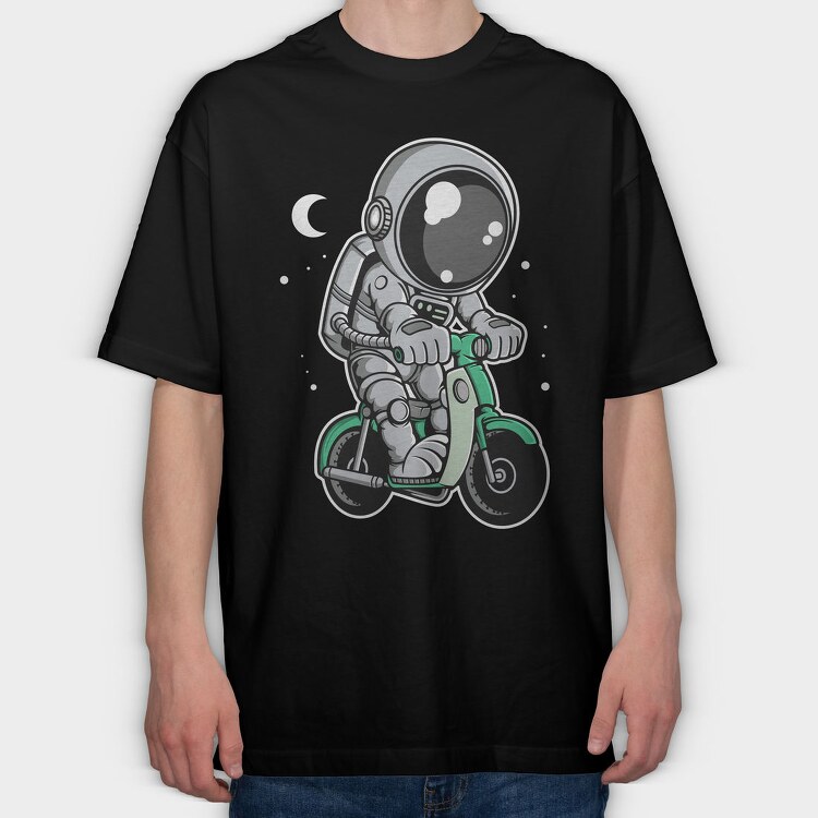 Space Rider 2, Tricou Oversize Barbati (Unisex)