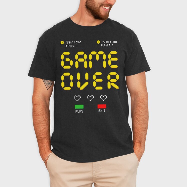 Game Over Cash, Tricou Barbati (Unisex)