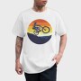 Mountain Bike Sunset, Tricou Barbati (Unisex)