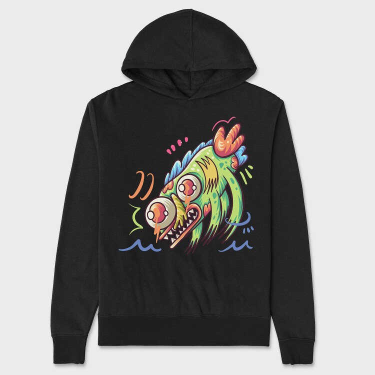 Colorful Creature 11, Hanorac Oversize Barbati (Unisex)