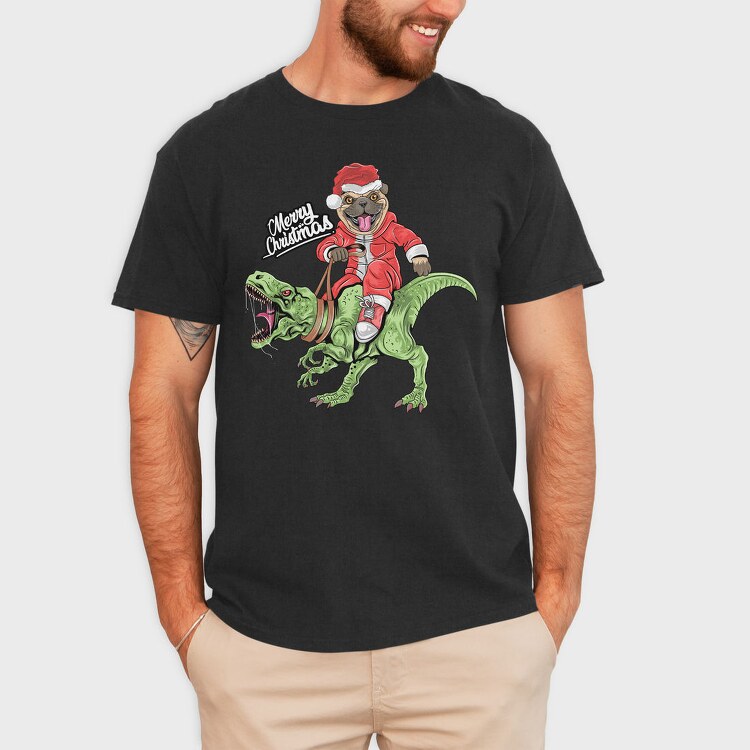 Pugmasaurus Rex, Tricou Barbati (Unisex)