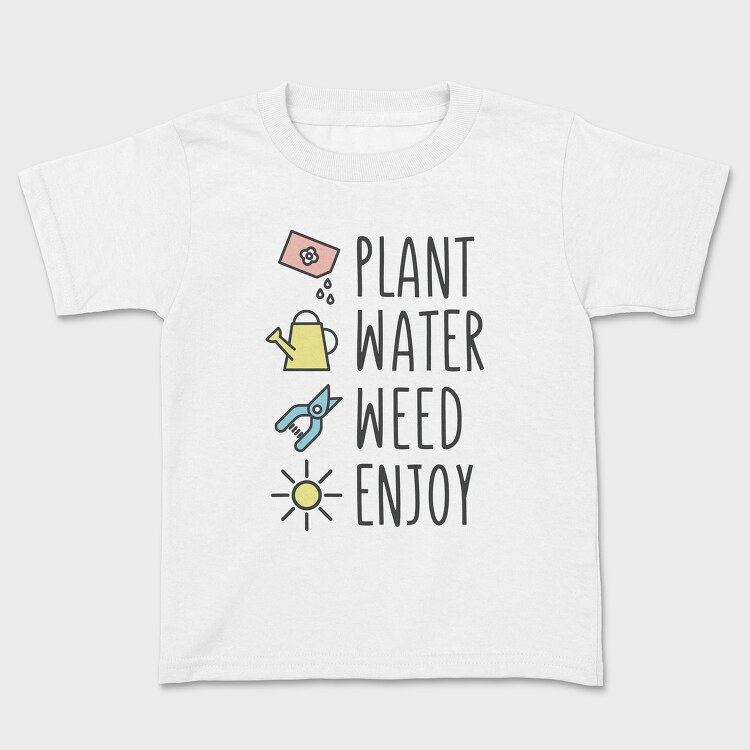 Tricou Copii, Enjoy Gardening