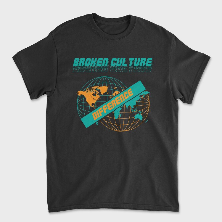 Broken Cculture, Tricou Barbati (Unisex)