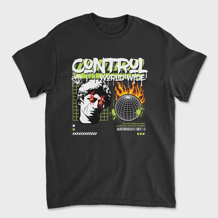 Control Worldwide, Tricou Barbati (Unisex)