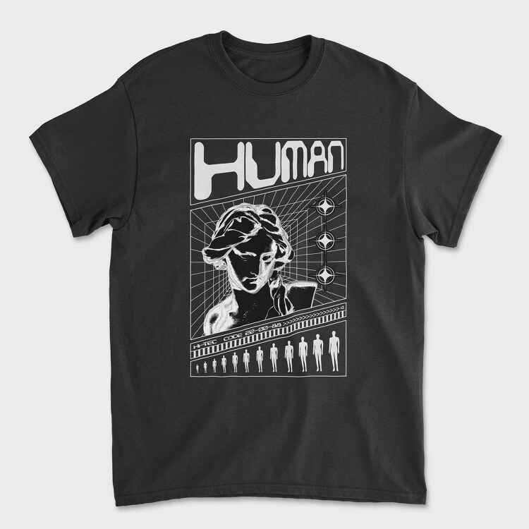 Human, Tricou Barbati (Unisex)