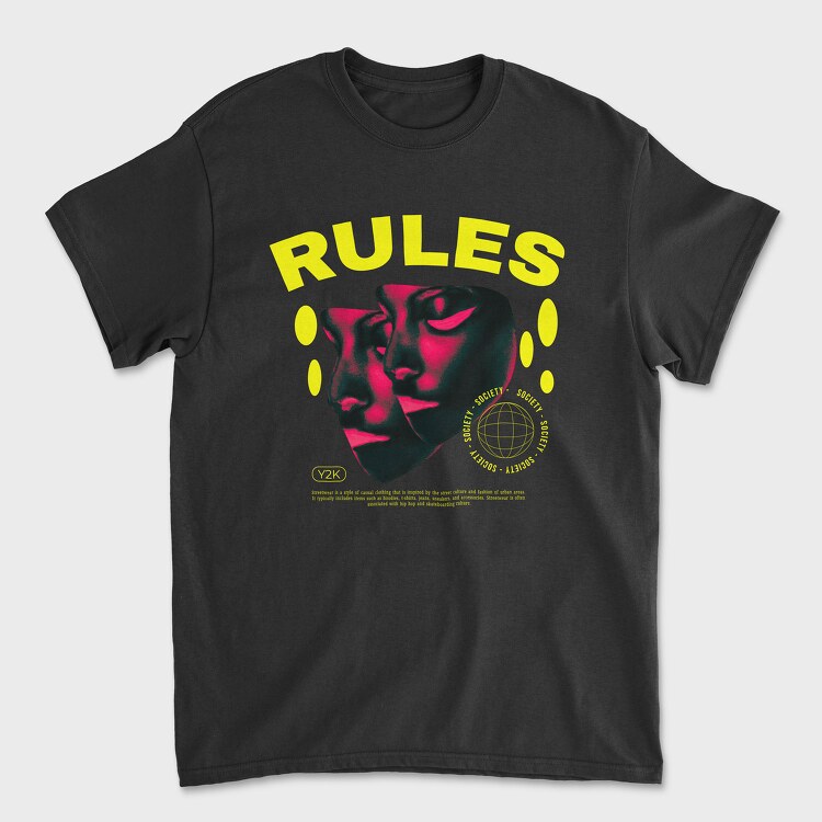 Rules, Tricou Barbati (Unisex)