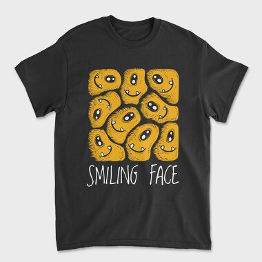 Smiling Face, Tricou Barbati (Unisex)