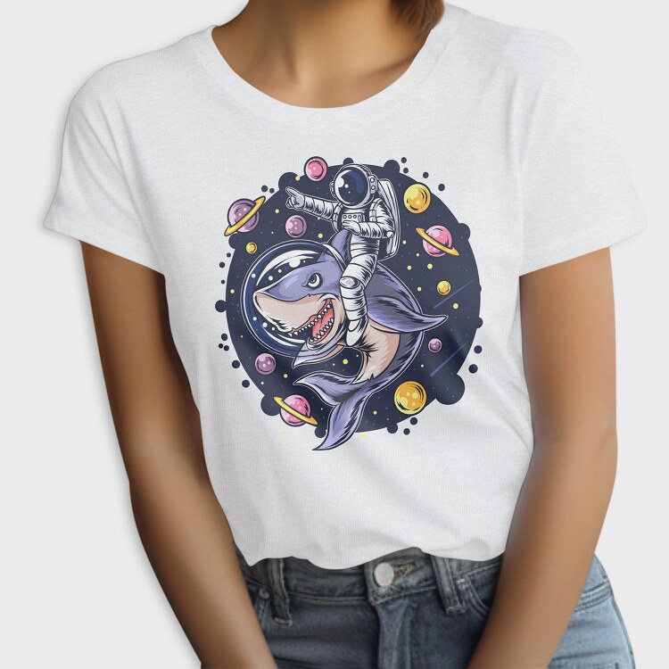 Space Shark Astronaut, Tricou Femei