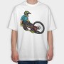 Dirt Jump Rider, Tricou Oversize Barbati (Unisex)