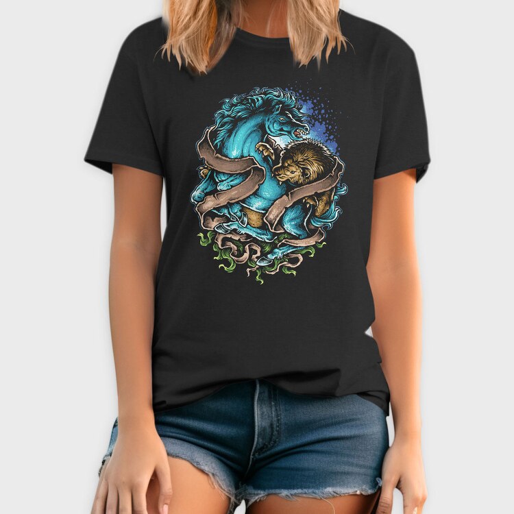 Blue Beast Roar, Tricou Barbati (Unisex)