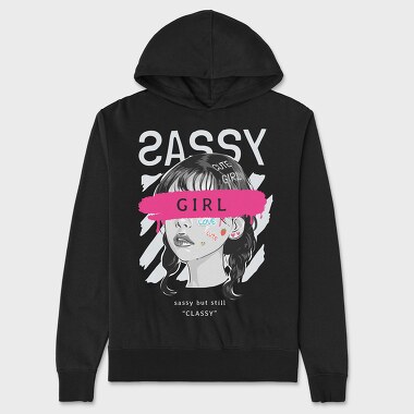 Sassy Girl, Hanorac Oversize Barbati (Unisex)