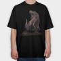 T Rex Roar 3, Tricou Oversize Barbati (Unisex)