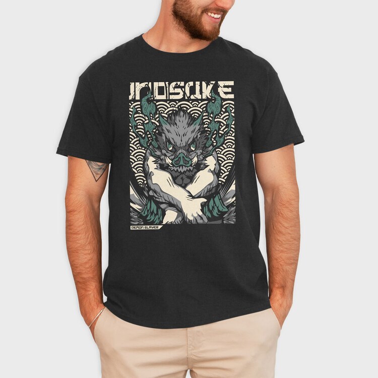 Inosuke, Tricou Barbati (Unisex)