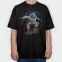 Space Skater 2, Tricou Oversize Barbati (Unisex)
