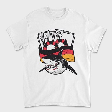 Tricou Barbati (Unisex), Poker Shark