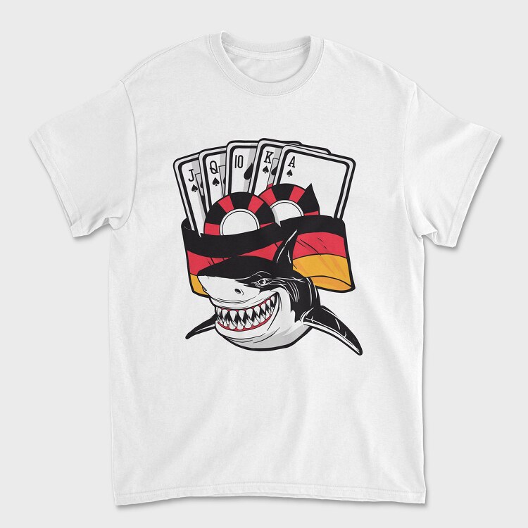 Poker Shark, Tricou Barbati (Unisex)