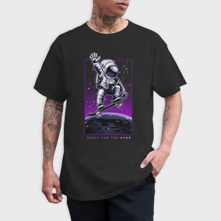 Space Skater, Tricou Barbati (Unisex)