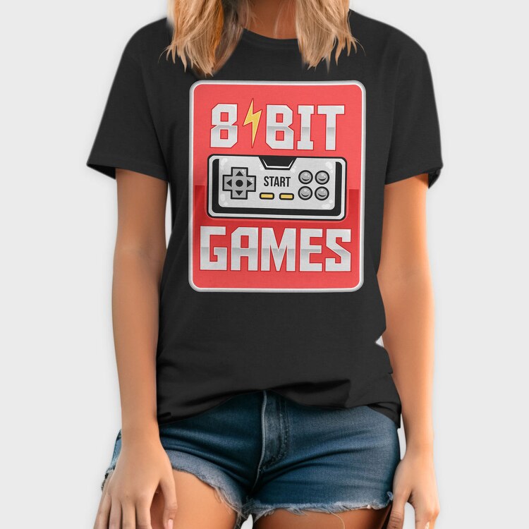 8 Bit Gaming Nostalgia, Tricou Barbati (Unisex)