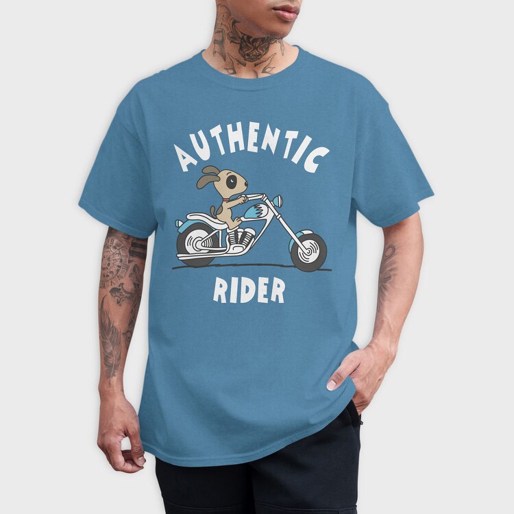 Doggy Rider, Tricou Barbati (Unisex)