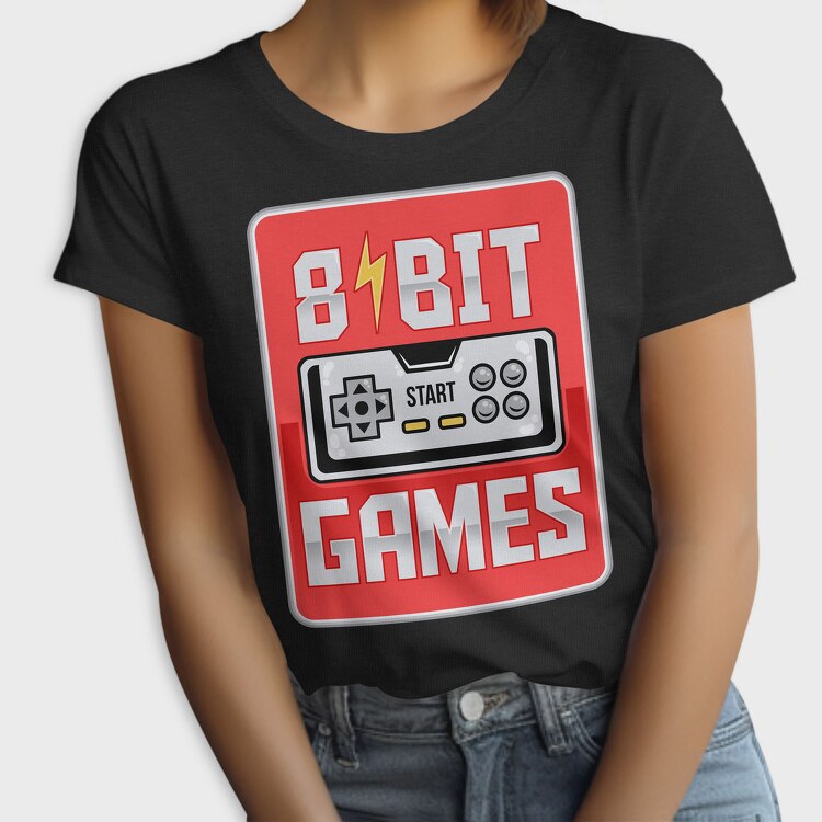 8 Bit Gaming Nostalgia, Tricou Femei
