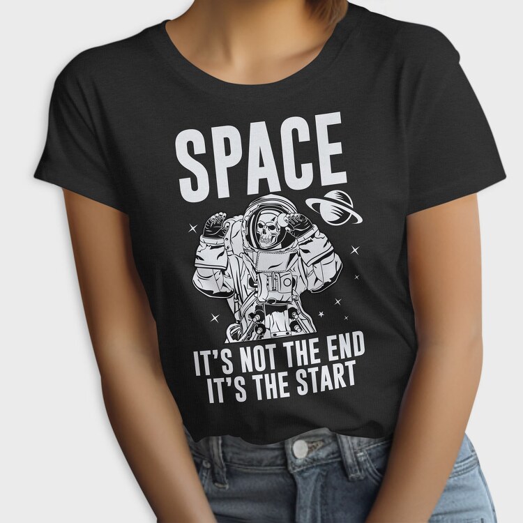Space Skeleton Salute, Tricou Femei