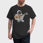 Spacestrum Guitarist, Tricou Barbati (Unisex)