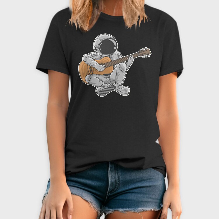 Spacestrum Guitarist, Tricou Barbati (Unisex)