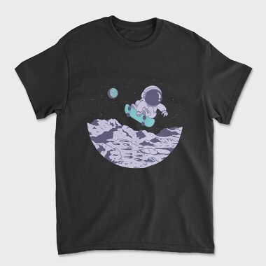 Tricou Barbati (Unisex), Skater Astronaut